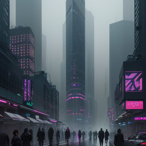 Teknologi AI Membangun Kota yang Terlihat pada Film Sci-Fi